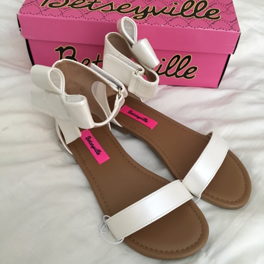 Girls' Betseyville Rose Bow Slide Sandals